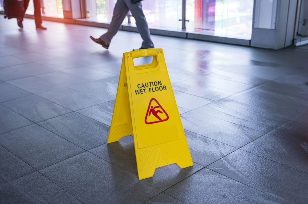 most common slip and fall accidents 