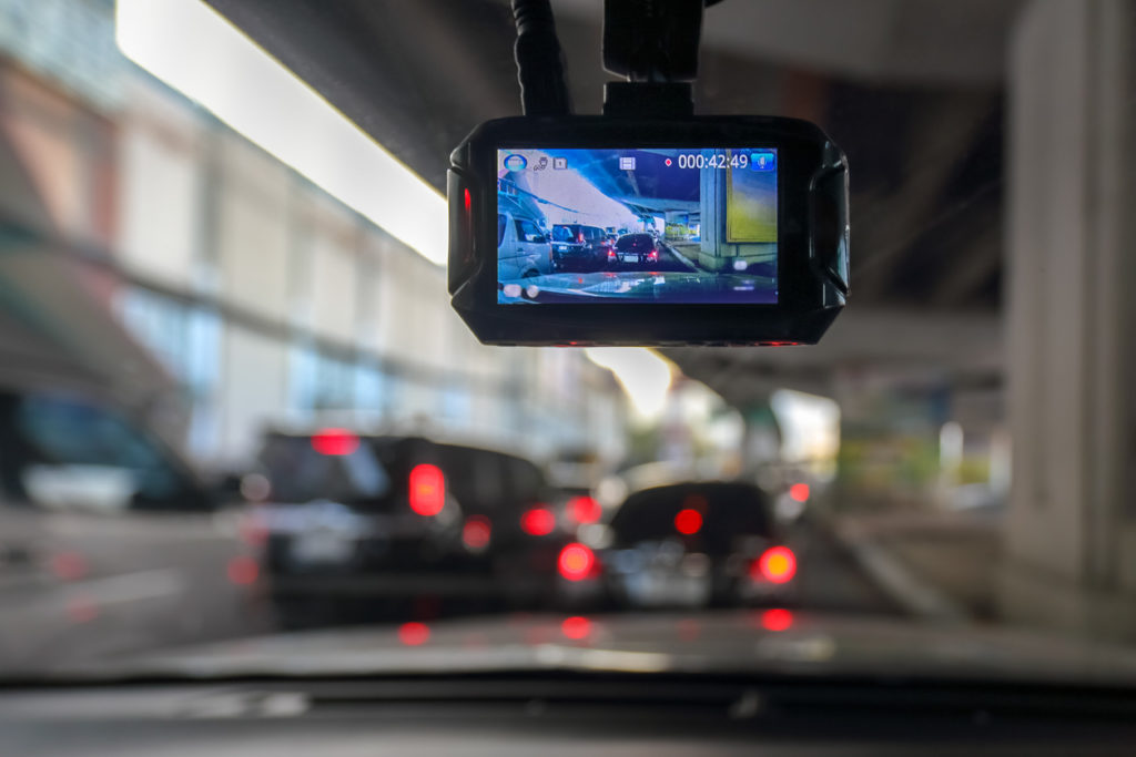 Can dashboard cameras be used as evidence 