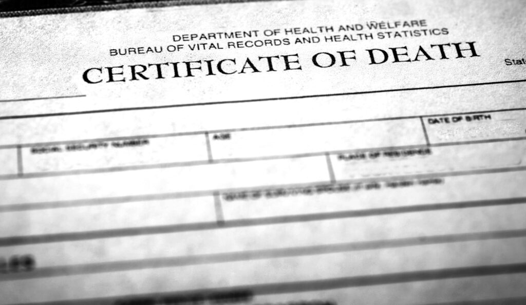autopsy report vs death certificate