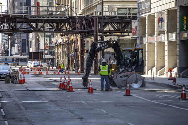 car accident construction work zones